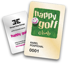 Karta HAPPY GOLF club je plná výhod a ZDARMA i letos 