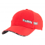 Čepice červená HAPPY GOLF (střední logo)