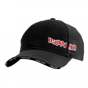 Čepice černá HAPPY GOLF (střední logo)